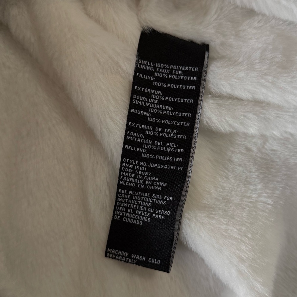 Jones NY Diamond-Quilted Jacket Anorak with Fur Lining NWT (200) - Picture 4 of 6